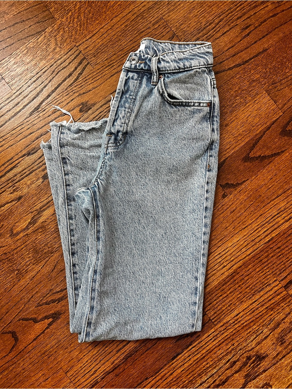 PacSun Light Wash High-Rise Straight Jeans